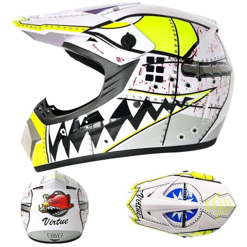 Full Face Off-Road Motorcycle Helmet Dirt Bike ATV Mountain Downhill Cycling Safety Gear