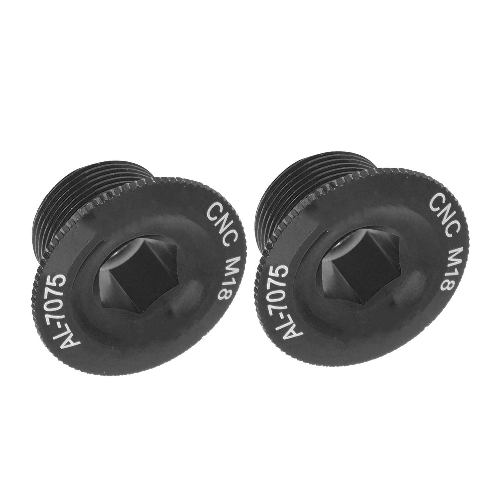 2Pcs Mountain Bike Crank Arm Fixing     Aluminum Alloy Crank Cover Screw