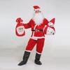 Gold Velvet Adult Santa Claus Christmas Costume - Thickened Holiday Dress