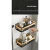 1 Pcs Aluminium Heavy Duty Self Adhesive Bathroom Shelf, Modern Style, Single Wall Shelf, Gold Finish