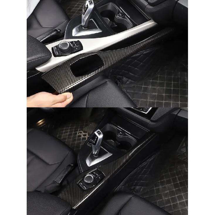 For BMW 1 2 Series F20 F21 F22 F23 116I 2012-18 ABS Carbon Fiber Car Multimedia Button Panel Trim Cover Interior Car Accessories