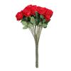 50pcs Artificial Roses Realistic Real Looking Long Stem Fake Roses for DIY Wedding Bouquets Centerpieces Arrangements Home Decorations Red