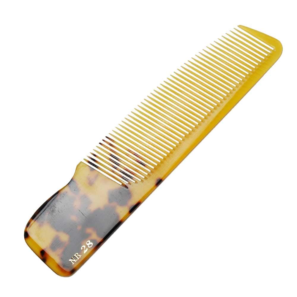Livic NB New Tortoiseshell Comb 28 with Electric Brill Angle Handle