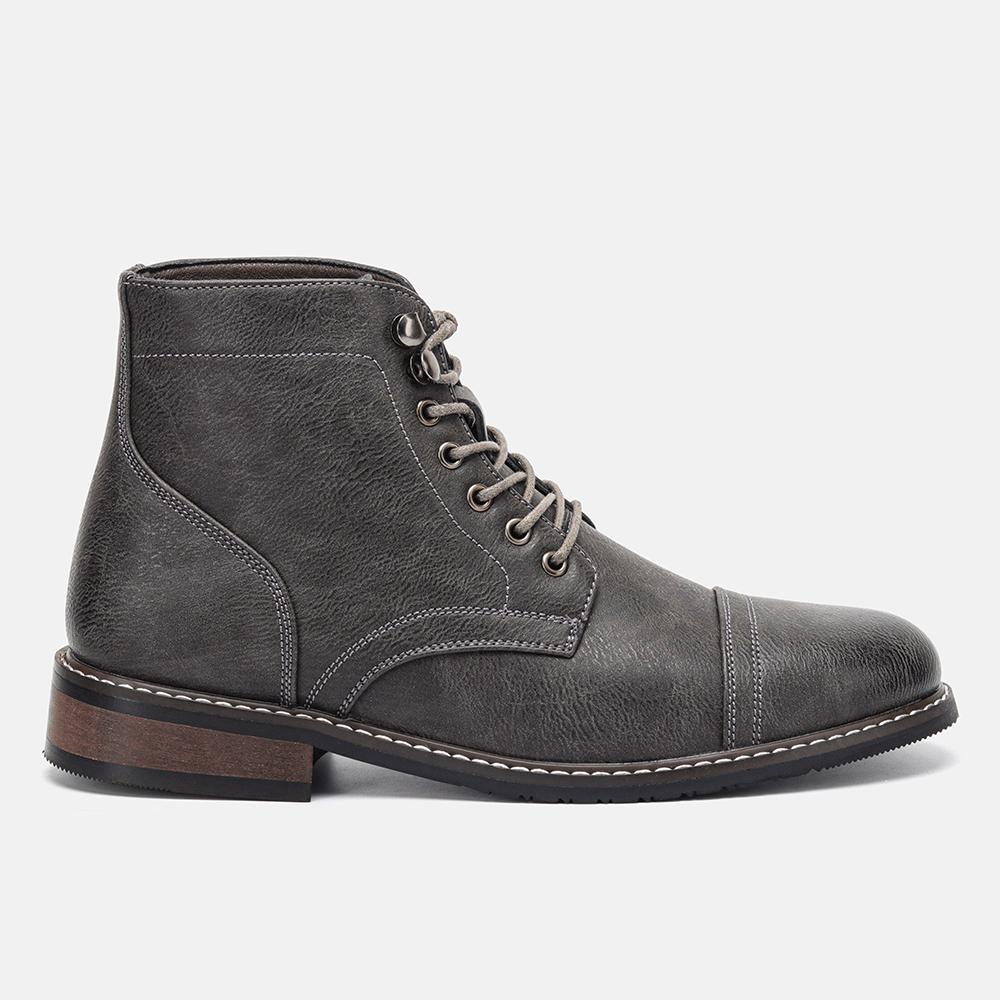 Men's Classical Spring Leather Ankle Boots  New Fashion Comfortable Men Boots