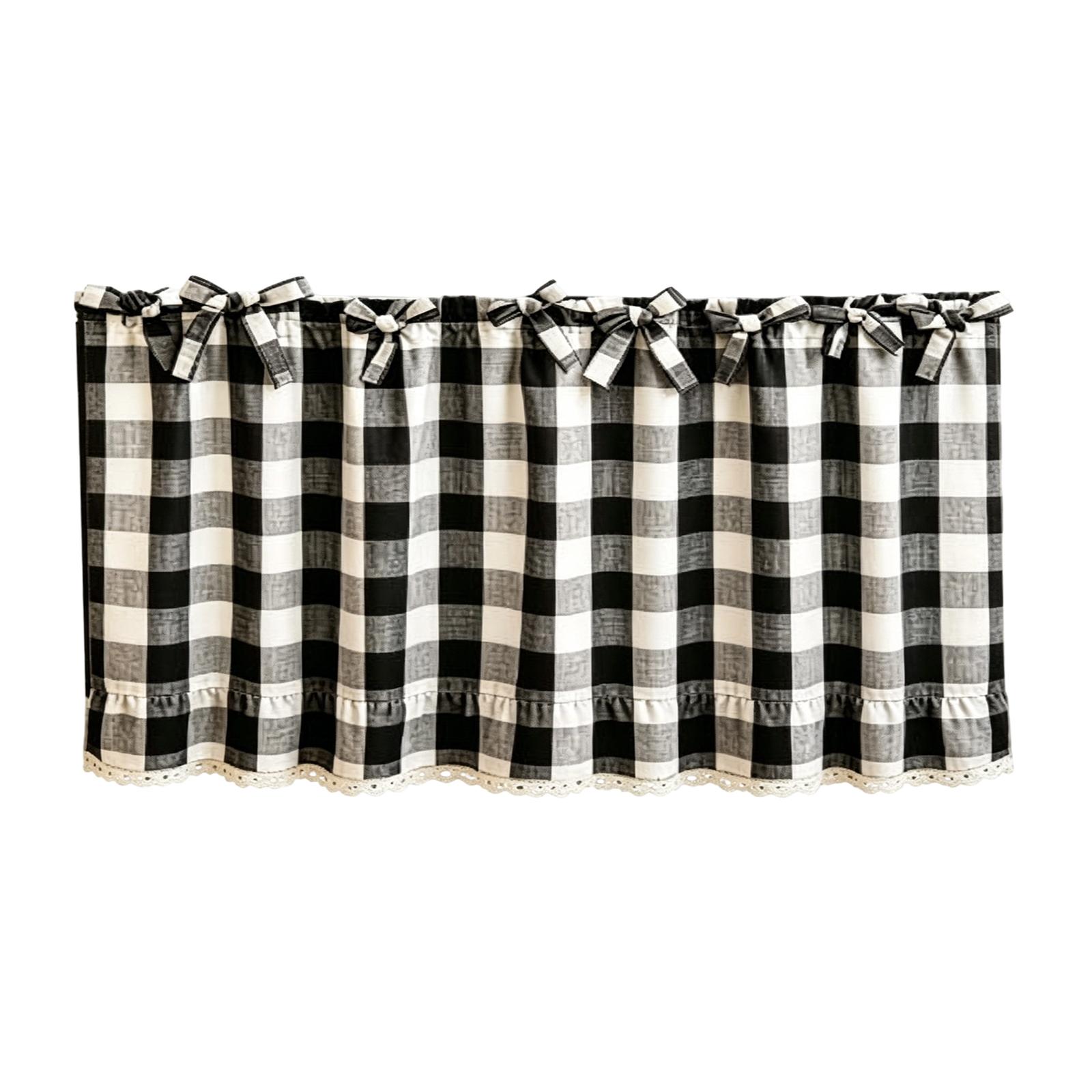 Handmade Oven Skirt Appliance Cover with Ruffles and Tie Straps for Kitchen Dishwasher and Hidden Oven Decor Farmhouse Style One Size