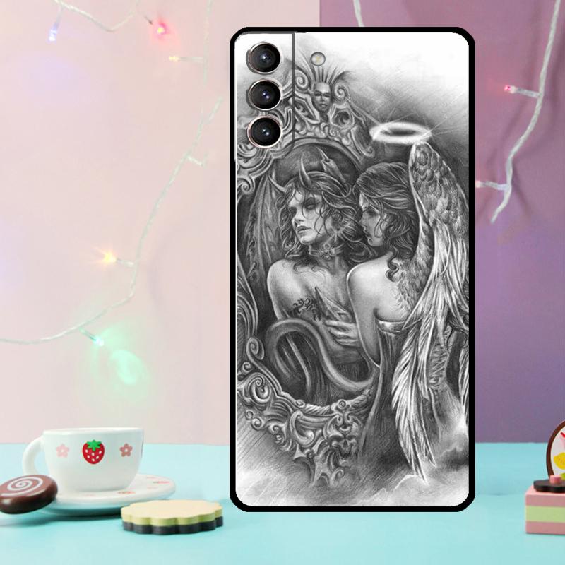 Devil Woman Phone Case For Samsung Galaxy S25 Ultra S20 S21 S22 S23 S24 Plus S9 S10 S24 FE S25 FE Cover