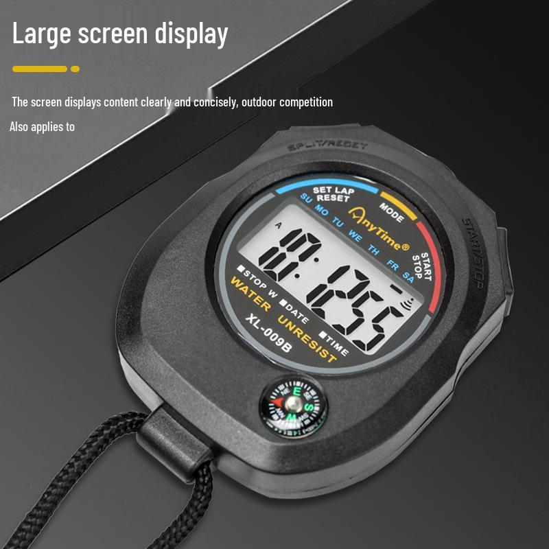 Dual-Lane Stopwatch Timer XL-009B for Training and Running
