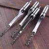 1 Pcs Square Hole Drill Bits 1/4in 5/16in 7/16in 1/2in HSS Mortising Chisel Bits for Wood