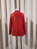 Women's Sequin Lapel Cardigan Blazer - Solid Color, Long Sleeve, Casual