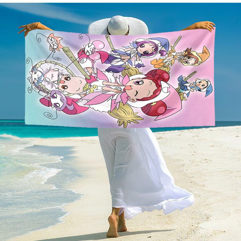 1pc DoReMi2 Beach Towel, Comfortable and Thick, and Swimming/Bath/Picnic/Camping Towel, Suitable for Seaside Beaches