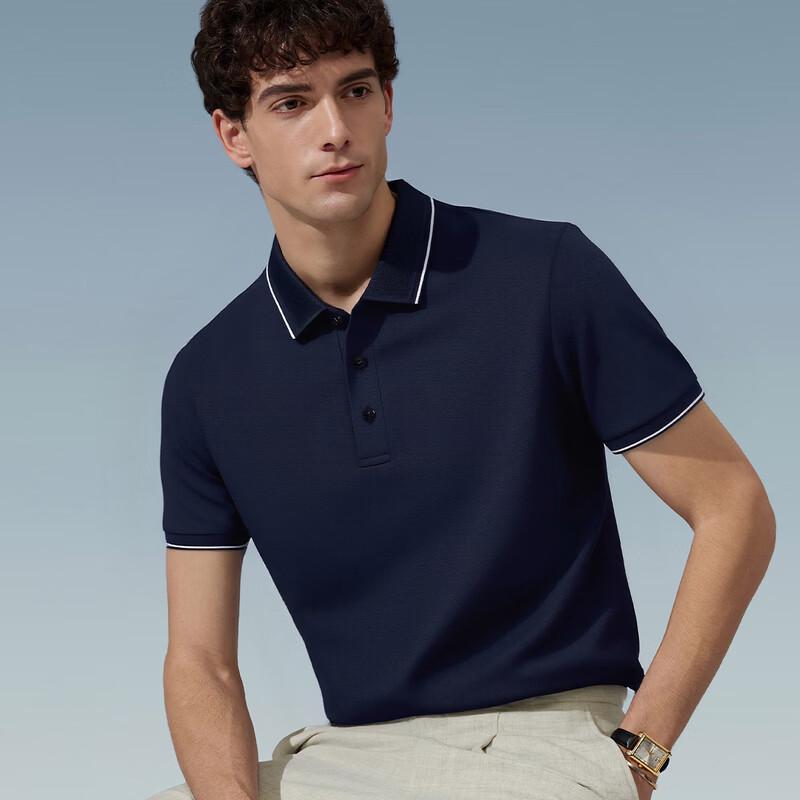 Judger Men's Summer Business Casual Short Sleeve Polo Shirt