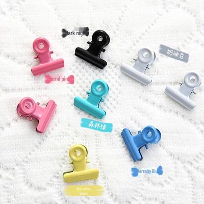 Yimu Mini-Schwalbenschwanz-Clips aus Metall in Bonbonfarben für Akten und Tickets