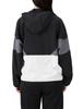 Adidas JSY05 Seasonal Sportswear Loose Fit Color Block Hooded Cross Jacket in Five Size Women's Black/White/Grey (IM8704) J/M