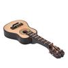 1/12 Scale Dollhouse Miniature Wooden Guitar Mini Guitar Display Model Dollhouse