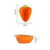 Creative Ceramic Multi-use Dipping Dish: Cute Fruit & Seasoning Tray for Soy Sauce, Vinegar, Hot Pot, and More.