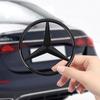 CQP1 3D ABS 90mm Car Rear Trunk Logo for Mercedes Benz Star Emblem Stickers AMG E S A B Class GLE GLS CLS GLC CLA GLA GLK W205 C300