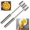Set of 2 Stainless Steel Corn Peeler Practical Corn Cobs Remover Innovative Corns Processing Tool Kitchen Utensils
