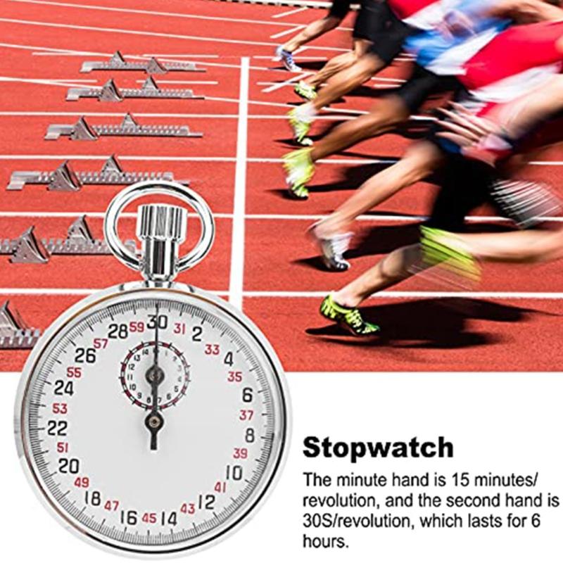 High Accuracy Mechanical Stopwatch Timer for Sports Referees and Coaches Easy to Operate Accurate Timekeeping Tool