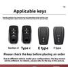 Car Key Cover Car Key Protector Shell Accessories For Toyota Corolla Prius Camry CHR C-HR RAV4 Altis Land Cruiser Prado