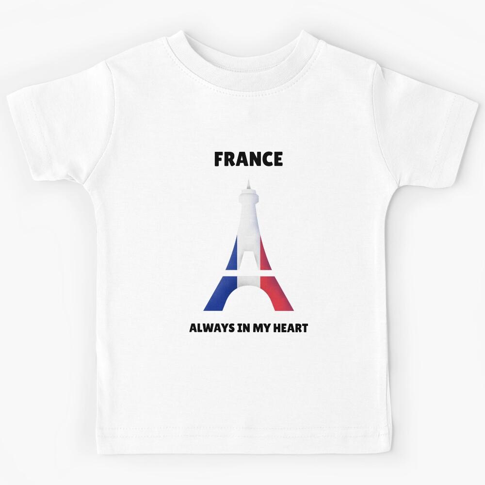 Bastille Day, Bonne Fete, French National Day, France, Happy Birthday France, France Always In My Heart. Kids T-Shirt 150