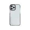 Kontrastfarbe Verdickter Rahmen Geeignet für IPhone 13 Handyhülle Apple 15 Promax Transparent 16 Silikon 12 Weiche Hülle 14