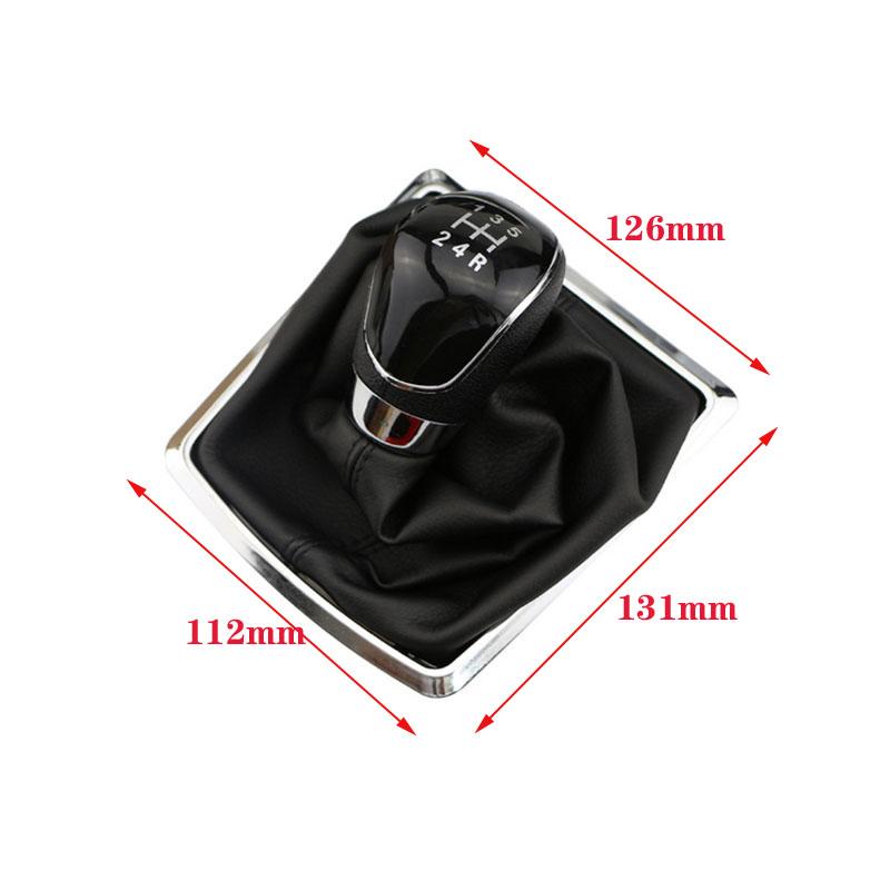 Buton de schimbare a vitezei cu 5 6 viteze ABS/Ghâc din piele pentru Ford Focus 2 MK2 2005 - 2011 Fiesta Kuga
