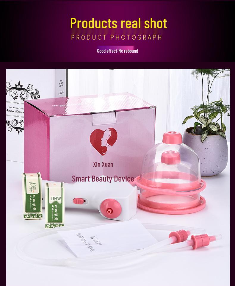 Electric Vibration Heated Breast Massager for Home Breast Care and Enhancement
