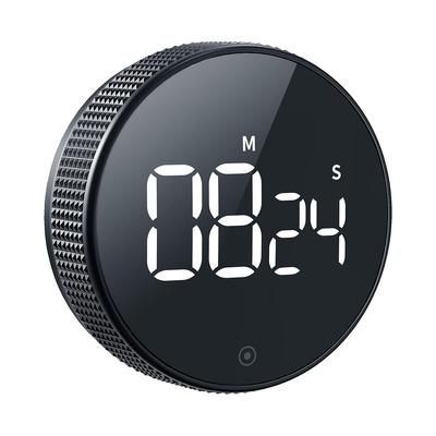 Timer da Cucina Multifunzione LED Magnetico Rotante Elettronico Display Numeri Grandi Timer di Cottura per Anziani Bambini