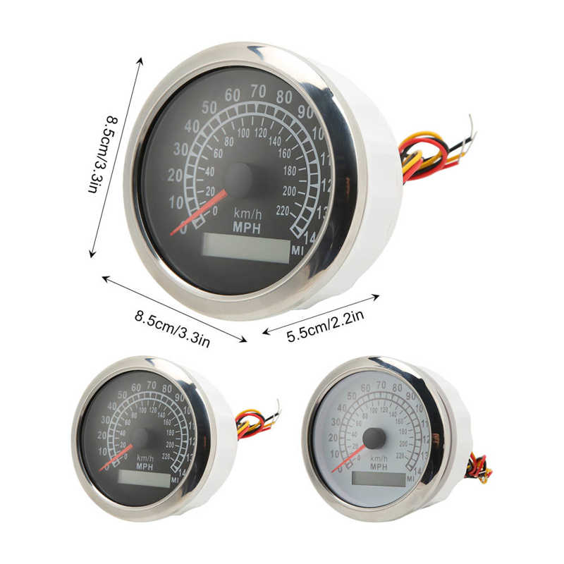 Speedometer GPS Odometer 85mm for Yacht for Boat for