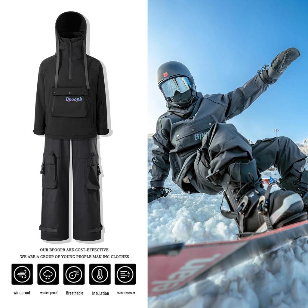 Northeast Outdoor Windproof Waterproof Ski & Work Pants, Versatile for Men & Couples - Winter Trendy Brand