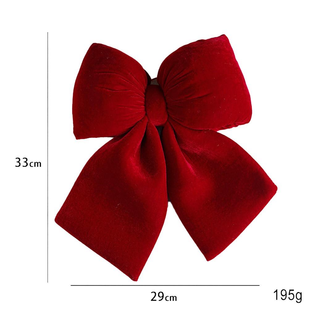 Festive Red Bow Ornaments for Christmas Tree Decor and For Home Parties