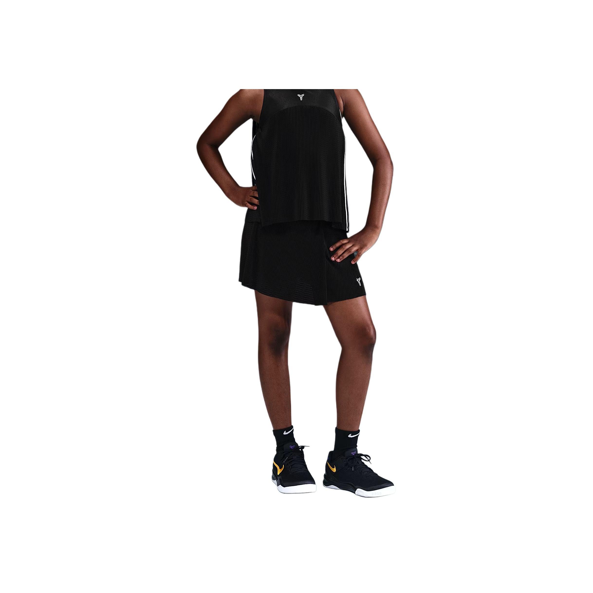 

Nike Dri-Fit Dry Kobe Series Fashion Knit Simple Kids Skirts Black White IB0005-010 S