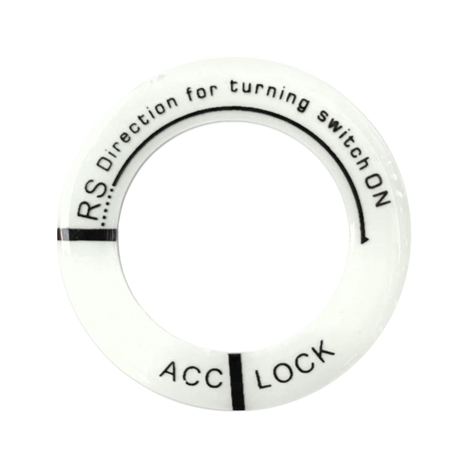 Кольцо для ключа зажигания Наклейка на крышку замка зажигания Светящееся кольцо для ключа зажигания Светящееся кольцо для ключа See description чёрный