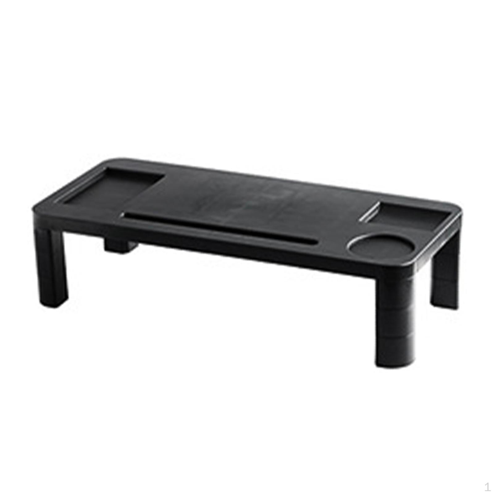 

Computer Monitor Stand Riser with Phone and Pen Slot 3 Height Adjustable Ergonomic Save Space Extended