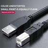 Καλώδιο Εκτυπωτή USB Τύπου B Αρσενικό σε Αρσενικό Καλώδιο USB 2.0 για MacBook HP Canon Epson Dell ZJiang Εκτυπωτής Ετικετών Καλώδιο Εκτυπωτή USB 2.0