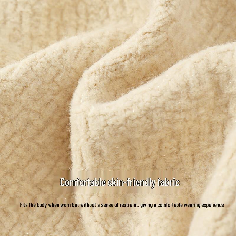 FivePlus Women's Frilled Collar Slim Knit Cardigan