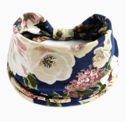 Bohemian Yoga Sports Headband With Sweat-wicking Elastic Cotton One Size
