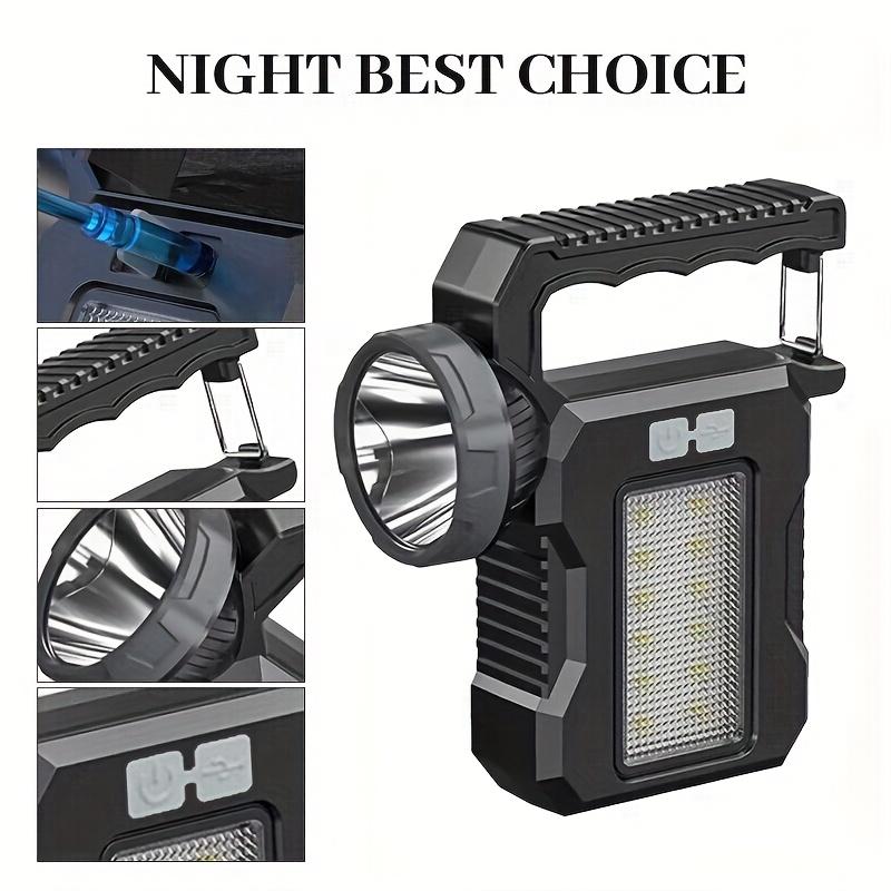 Lanternă LED Portabilă Reîncărcabilă Solară Potrivită pentru Camping, Situații de Urgență, Pană de Curent, Utilizare Interior/Exterior