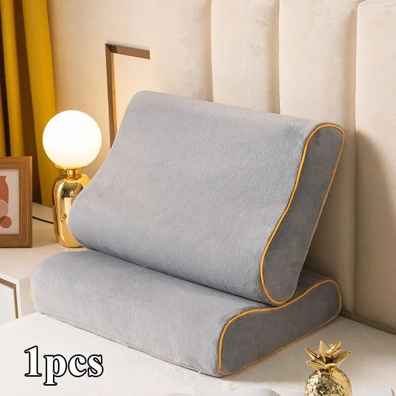 

Однотонное постельное белье, мягкая наволочка, наволочка, минималистский стиль, наволочка из хлопкового латекса 30*50cm серый