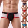 Men Underpants Convex Underwear Briefs Elastic Mesh Breathable Sexy Low Waist