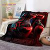 Boxhandschuhe Boxer Kampf Cartoon Weiche Flanelldecken, Überwurfdecke Bequeme Decke für Picknick Betten Sofa Zuhause Schlafzimmer Geschenk