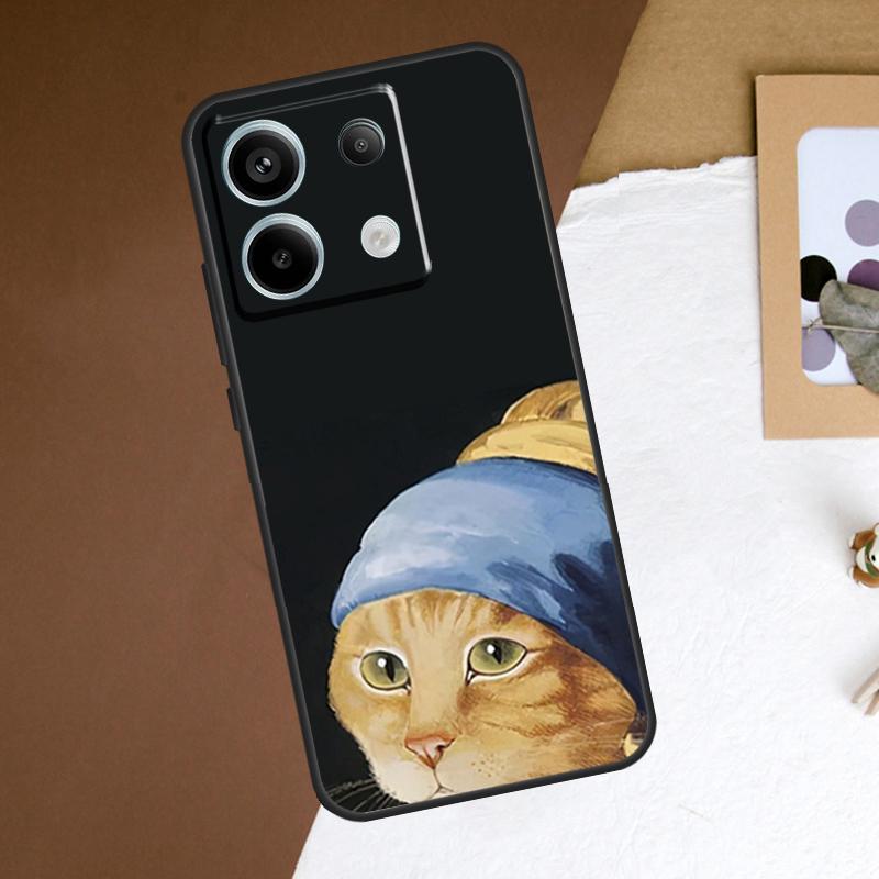 

Funny Cat Art Aesthetics Case For Xiaomi Redmi Note 14 Pro 13 12 11 10 9 15 Pro Plus 15C 15 14C 13C 10C 12C Cover Redmi 14C