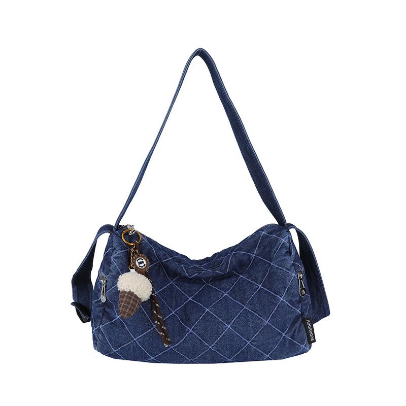 

Handbag Rhomboid Women s Bag Travel Lightweight Tote Bag Small темно-синього кольору