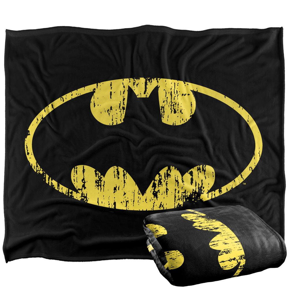 Batman Distressed Logo Blanket