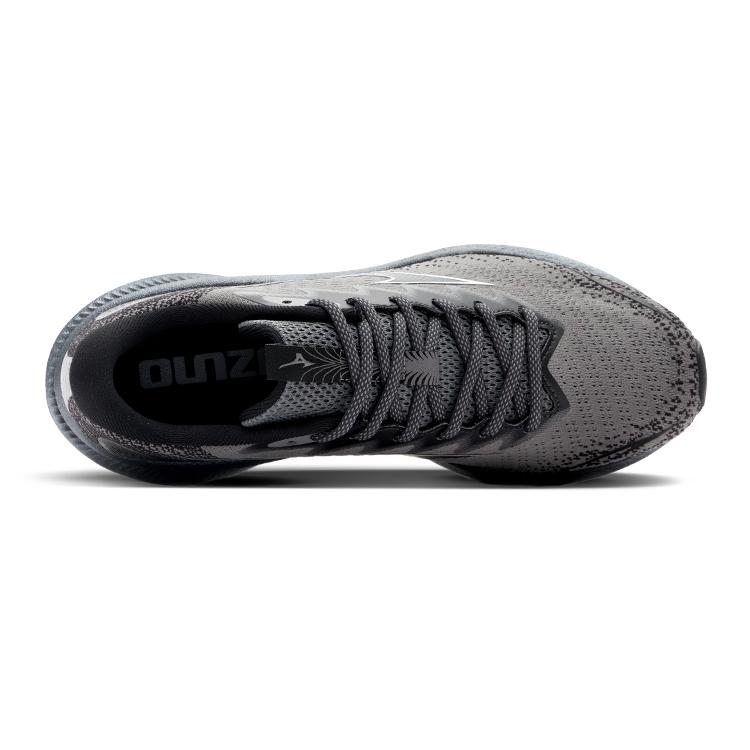 Mizuno Astro Plus Breathable Height Increasing Wear Resistant Low Top Running Shoes Unisex sneaker Smoky-Black D1GH240107