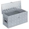 Vidaxl Aluminiumkiste, 61,5 x 26,5 x 30 cm, Silber
