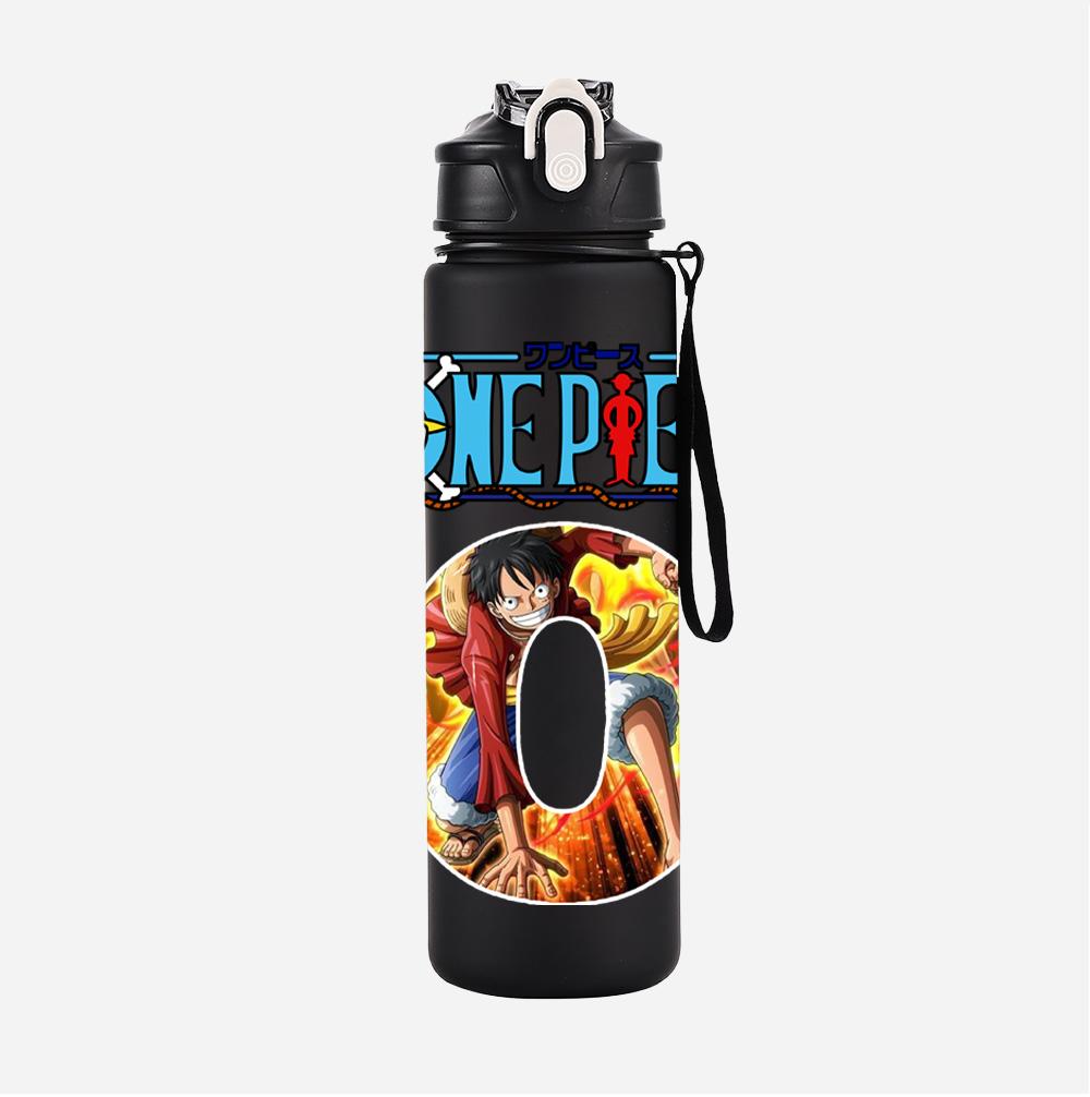 Anime A-Z English Letter Printed Large Capacity Water Cup Demon Hunters Outdoor Portable Drinking Bottle for Boy Girl Gift