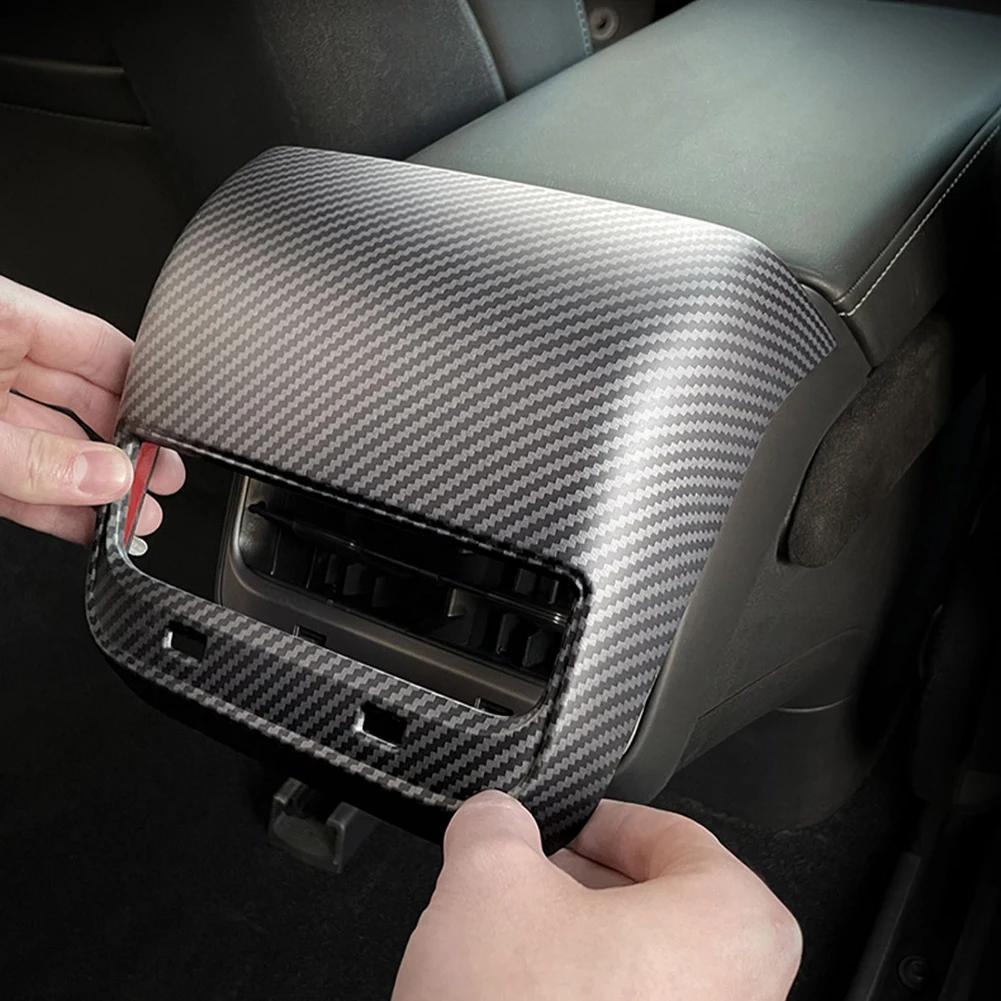 Cubierta de salida de ventilación trasera para Tesla Model 3/Y 2017-2024, cubierta interior de salida de aire trasera, cubierta de ventilación de escape trasera, accesorios para coche