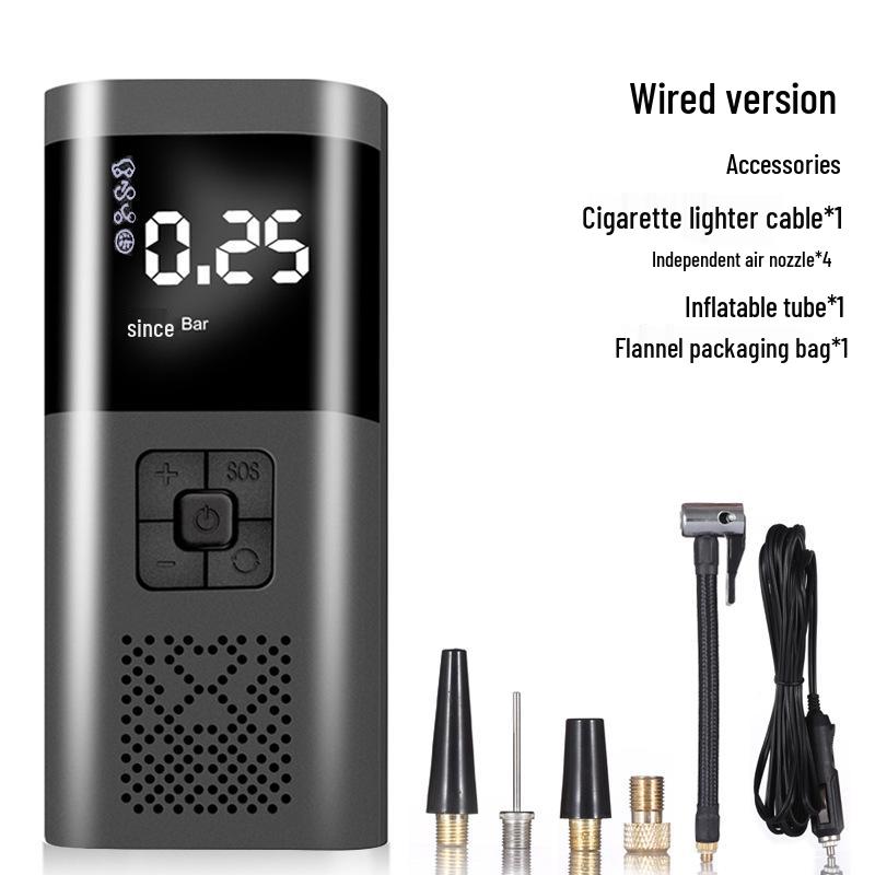 Portable Wireless Car Tire Inflator Pump