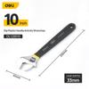 Deli Adjustable Wrench Large Opening Long Handle Universal Spanner Carbon Steel Mechanical Workshop Hand Car Repair Tools